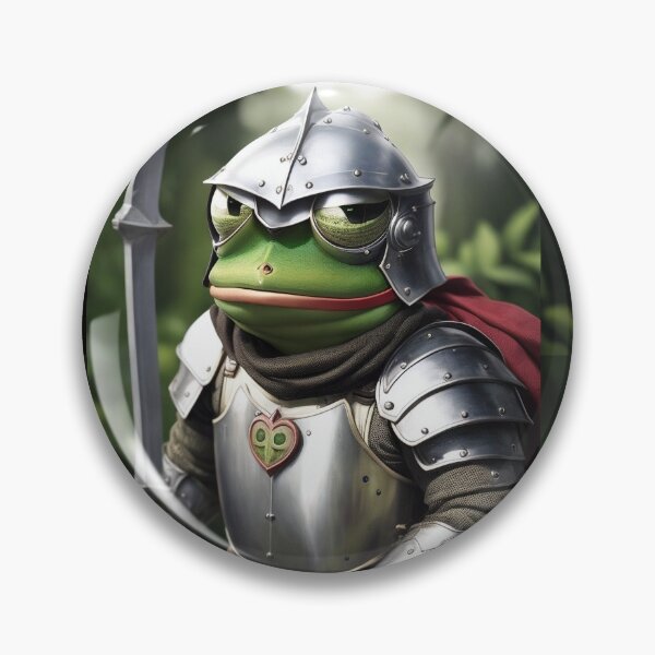 Item preview, Crusader Pepe designed and sold by rednbluefire.