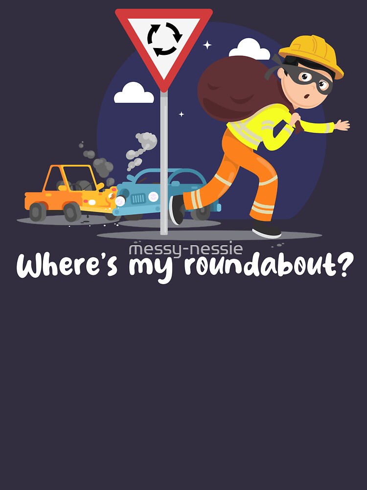 Where's my roundabout? (on dark colors) | Pullover Hoodie