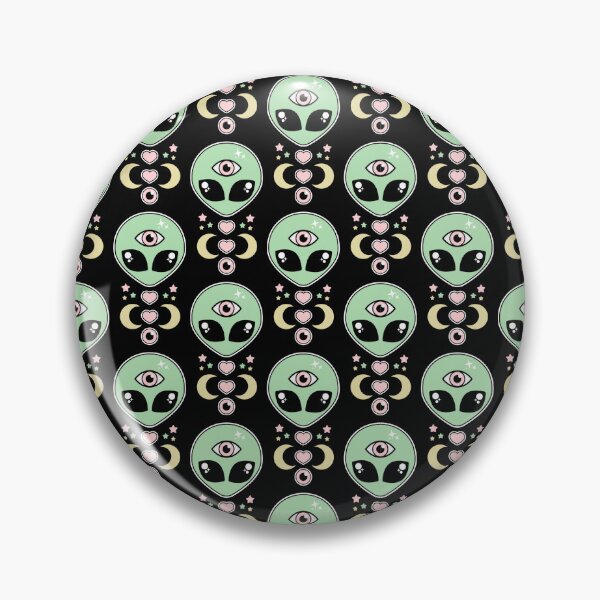 Item preview, Kawaii Alien Pattern designed and sold by sasyall.