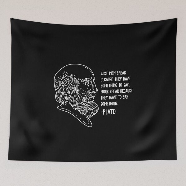 Item preview, Plato Wisdom Quotes - Wise Men Speak designed and sold by CMTees.