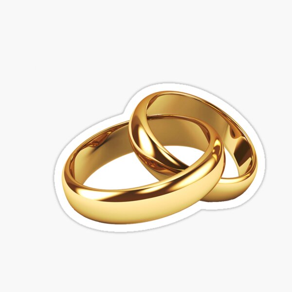 wedding symbols symbol (Wedding ring) Sticker