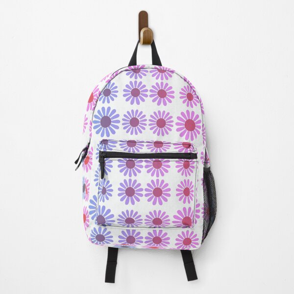 Item preview, Cute Retro floral daisy pink blue gradient pattern designed and sold by ZoesAttic.