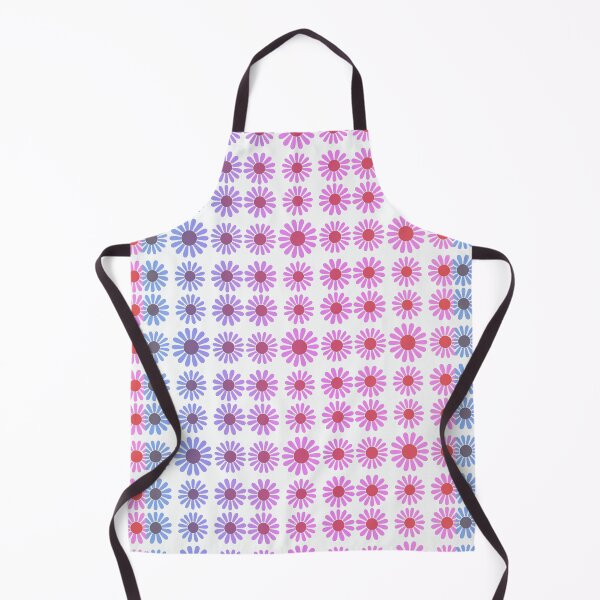 Item preview, Cute Retro floral daisy pink blue gradient pattern designed and sold by ZoesAttic.