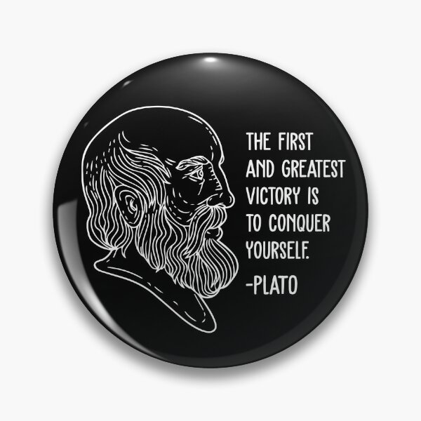 Item preview, Plato Wisdom Quotes - Conquer Yourself designed and sold by CMTees.