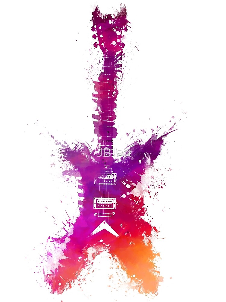 Purple Guitar by JBJart