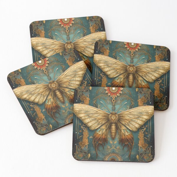 Item preview, Mystical Moth designed and sold by Red Witch Art.
