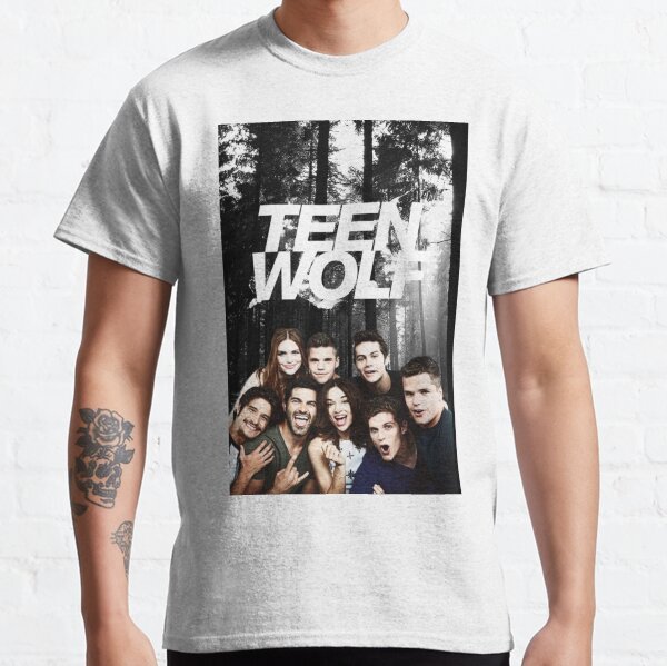 Teen Wolf - Logotipo y elenco Camiseta clásica