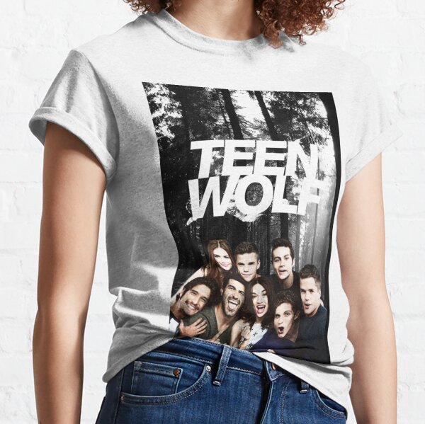 Teen Wolf - Logotipo y elenco Camiseta clásica