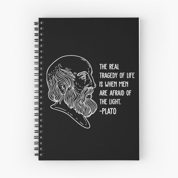 Item preview, Plato Wisdom Quotes - The Real Tragedy designed and sold by CMTees.