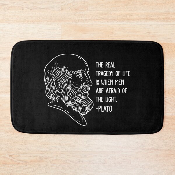 Item preview, Plato Wisdom Quotes - The Real Tragedy designed and sold by CMTees.