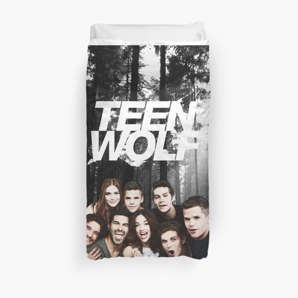Teen Wolf - Logo et Cast Housse de couette
