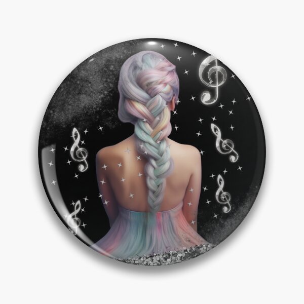 Item preview, BEAUTIFUL WOMAN WITH HER BACK TURNED WHO HAS HER HAIR BEAUTIFULLY  A BRAID  PASTEL COLORS GIFT designed and sold by MegaColor.