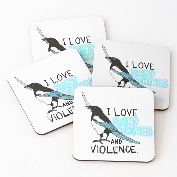 Item preview, Magpie Loves Shiny Things… designed and sold by Puppy Bandits.