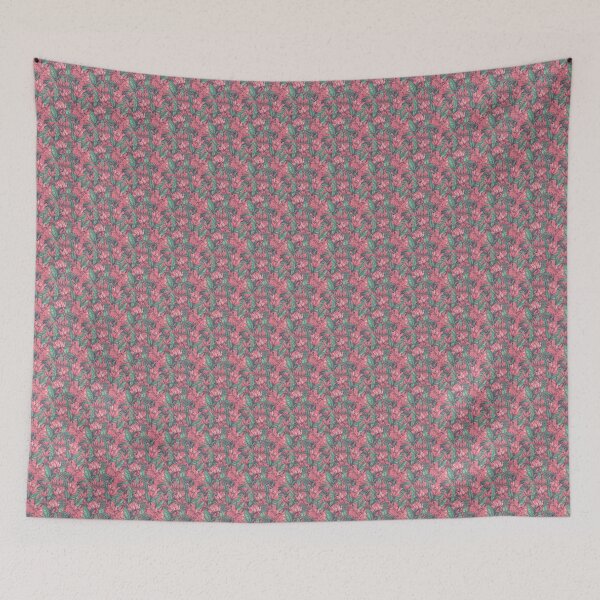 Item preview, Aussie pink floral pattern  designed and sold by florallover444.