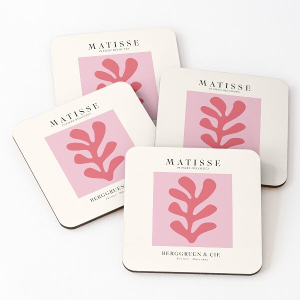 Item preview, Matisse Papiers Découpés Blush Red designed and sold by ahumbleconcept.