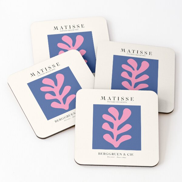 Item preview, Matisse Papiers Découpés Blue Pink designed and sold by ahumbleconcept.