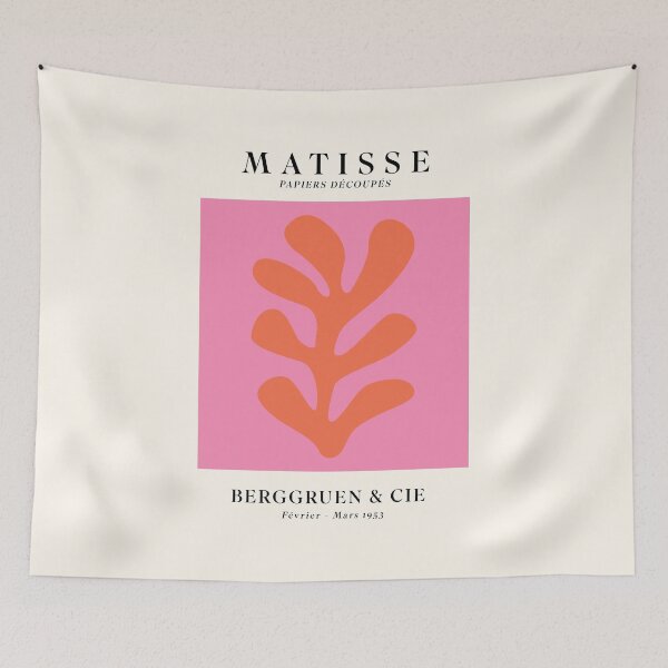 Item preview, Matisse Papiers Découpés Pink Orange designed and sold by ahumbleconcept.