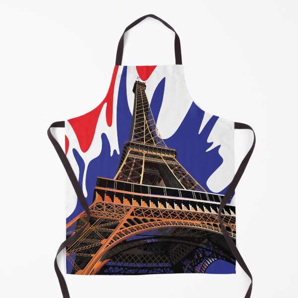 Item preview, Many Eiffel Tower Items - Paris Tricolour Original Illustration Artwork Print designed and sold by Billers Art.