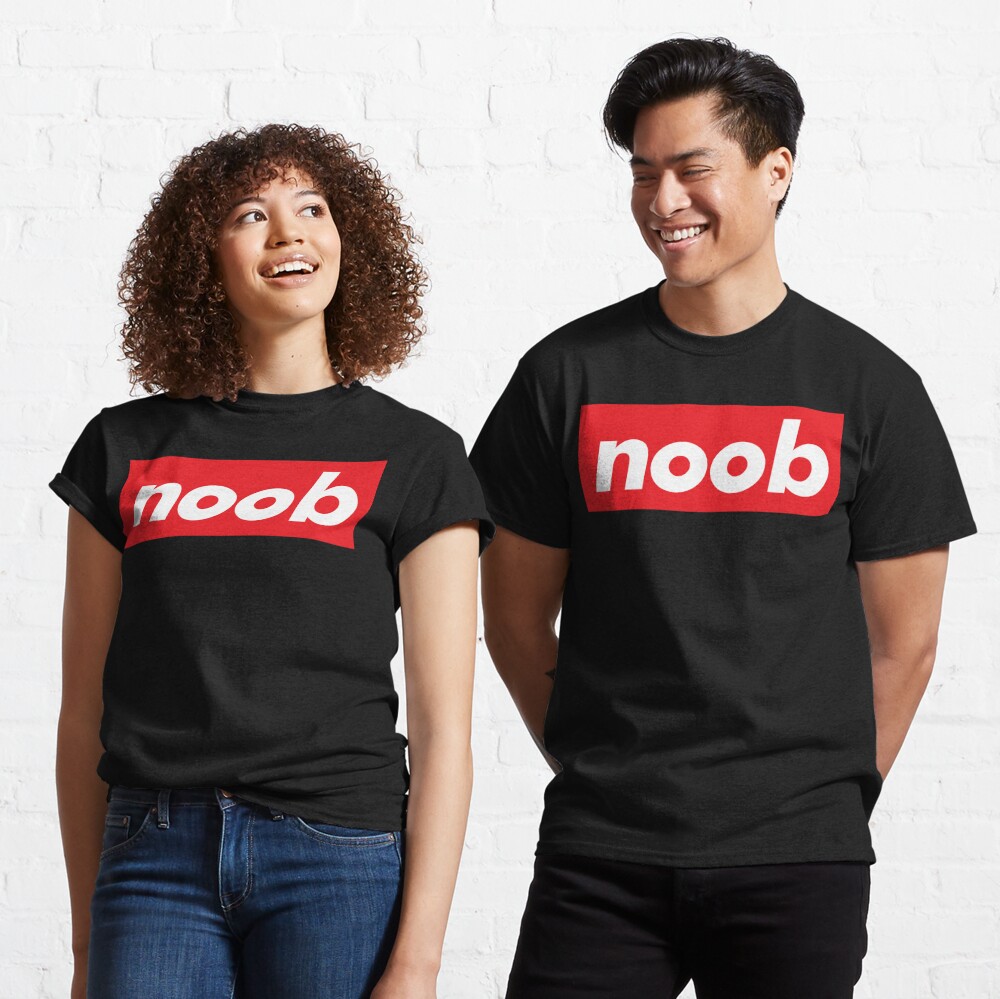 Noob T Shirt By Projectx23 Redbubble - noob definition roblox shirt