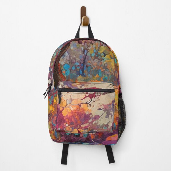 Item preview, Impressionistic woods painting 1 designed and sold by Red Witch Art.