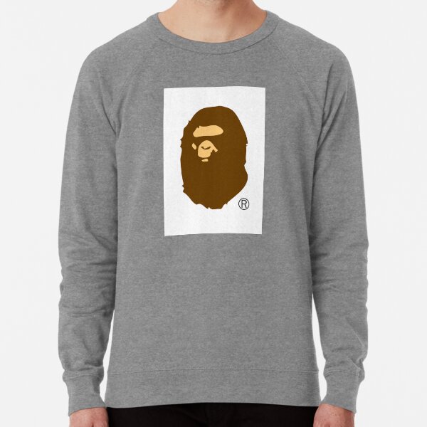 Bape Ape Logo - Un singe baignant Sweatshirt léger