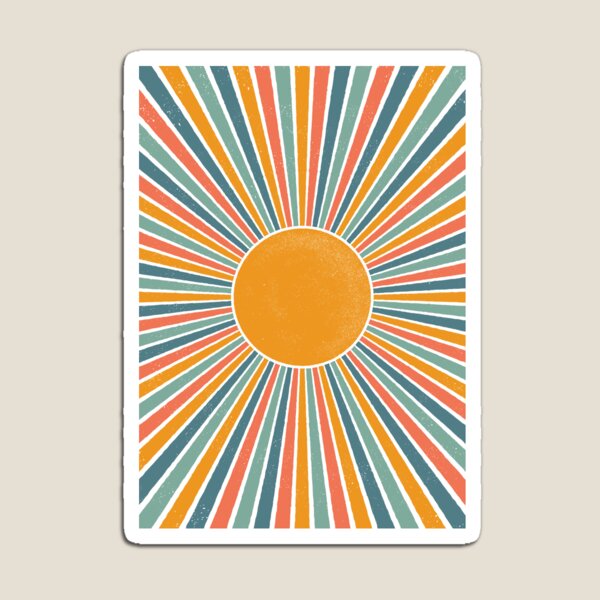 Item preview, Colorful Sunburst Pattern designed and sold by D-Spot Shop.