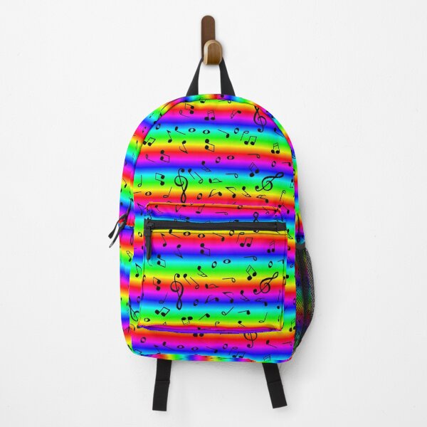 Item preview, Rainbow Sheet Music Notes Pattern designed and sold by Deborah Camp.