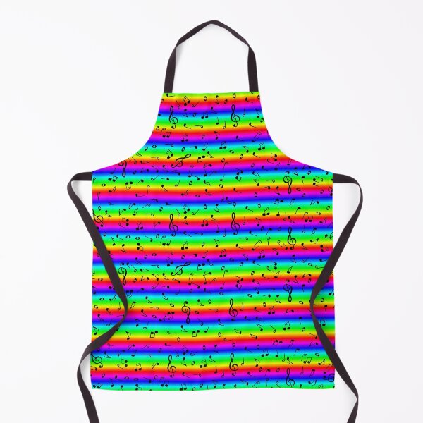 Item preview, Rainbow Sheet Music Notes Pattern designed and sold by Deborah Camp.