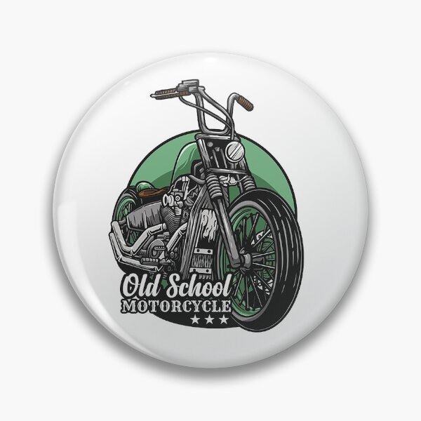 Artikelvorschau, Old-School-Motorraddesign entworfen und verkauft von Popular Designs.
