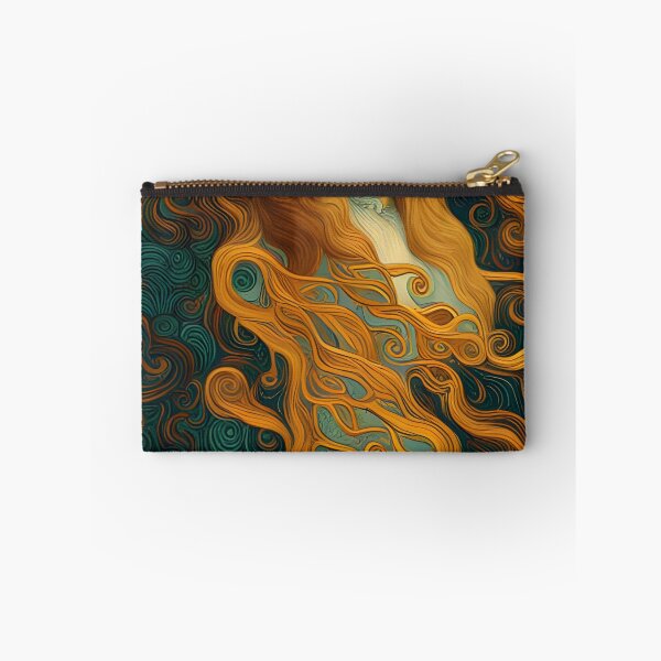 Item preview, Artistic Symphony: Wavy Redhead by Klimt and van Gogh designed and sold by stine1.