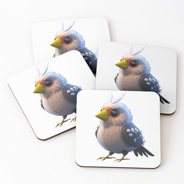 Item preview, Fantastic Cute Little White Yellow Magical Bird 3ds V.2 designed and sold by BlareBlare.