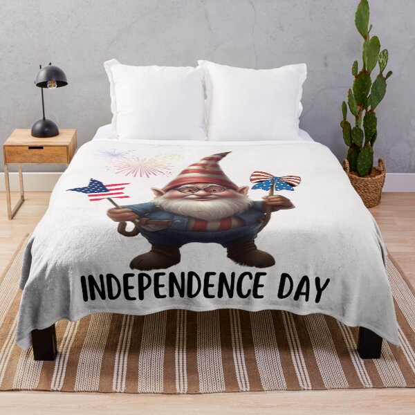 Item preview, Independence Day Gnome designed and sold by MTJ-Mushrooms.