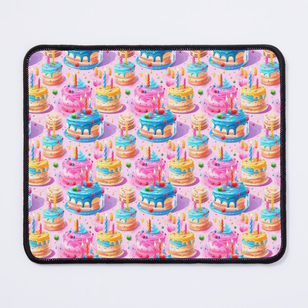Item preview, Delicious birthday cakes as if painted with oil paints designed and sold by PadedoDesigns.