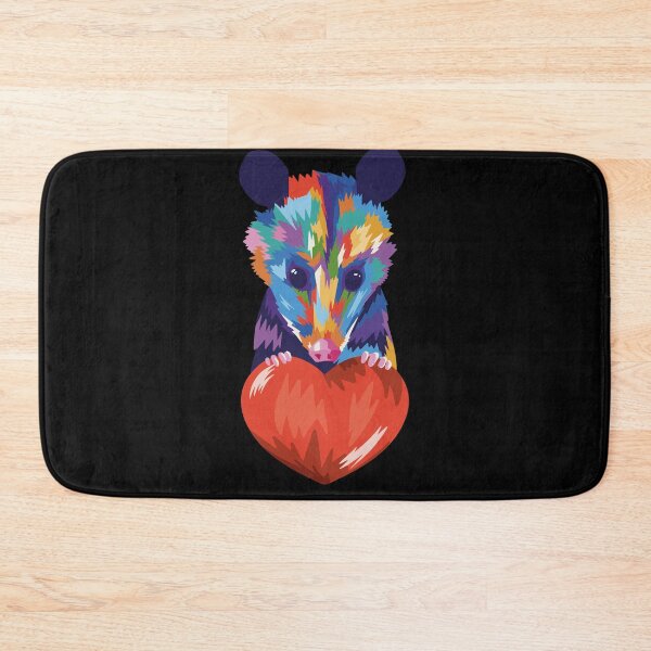 Item preview, Cute Watercolor Possum Holding a Heart designed and sold by TheBeesForYou.