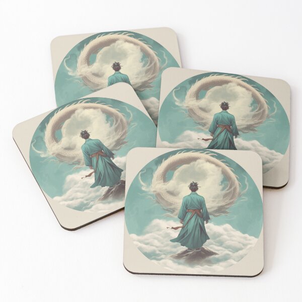 Item preview, Martial Artist Staring at the Cloud Dragon designed and sold by Etheon & Friends.