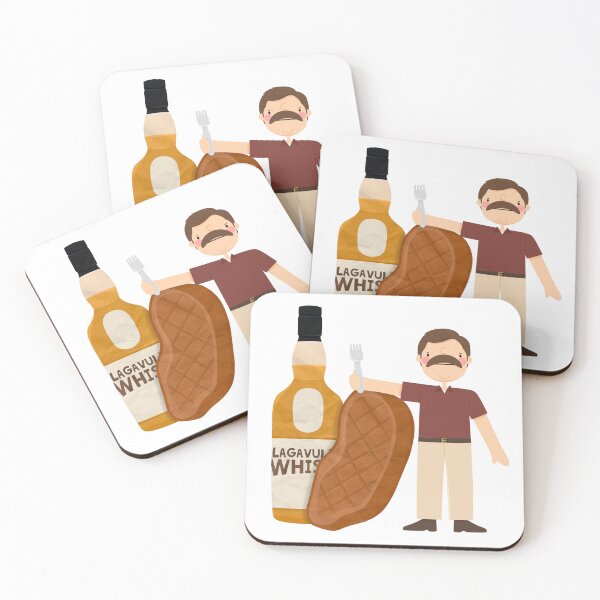 Item preview, Parks and Rec Ron Swanson Whiskey and Steak designed and sold by cutermelon.