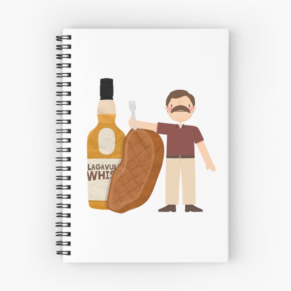 Item preview, Parks and Rec Ron Swanson Whiskey and Steak designed and sold by cutermelon.