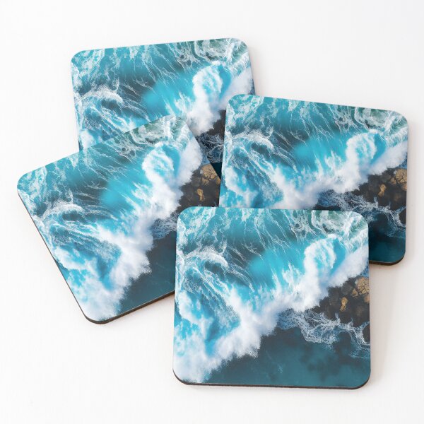 Artikelvorschau, Ocean Waves Crashing On The Shore entworfen und verkauft von AdrianGrosu.