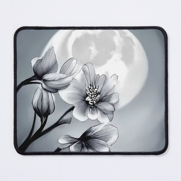 Item preview, Shadows Embrace the Moonlit Blooms designed and sold by RicsArtistry.