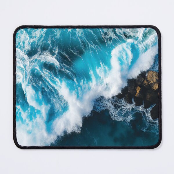Artikelvorschau, Ocean Waves Crashing On The Shore entworfen und verkauft von AdrianGrosu.