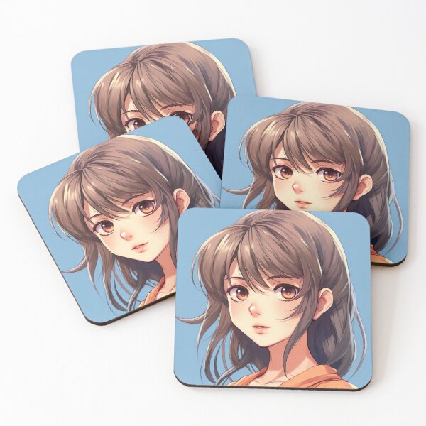 Item preview, Manga Girl Portrait - Stunning Beauty and Expressions designed and sold by Neuronexia.