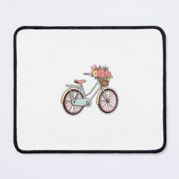Item preview, bloomcore bicycle, floral accented bicycle art designed and sold by RavenWrangler.