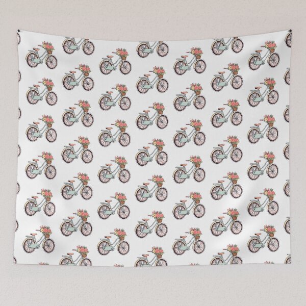 Item preview, bloomcore bicycle, floral accented bicycle art designed and sold by RavenWrangler.