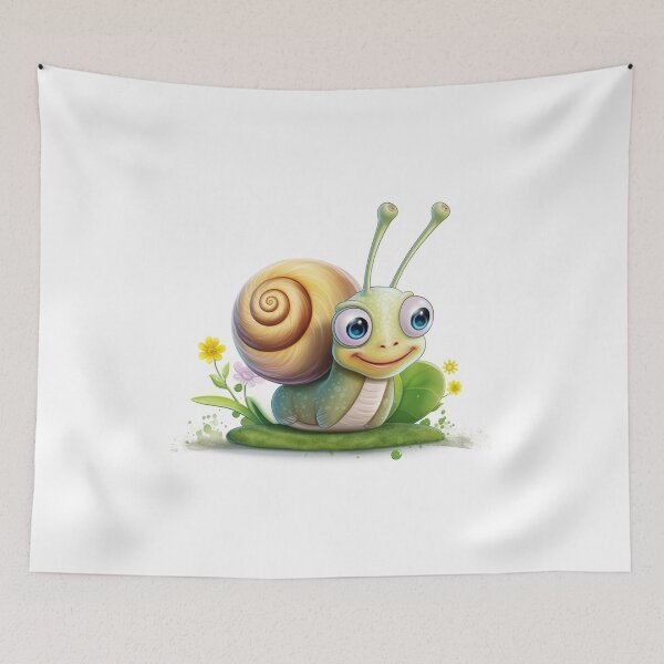 Item preview, Too Cute Little Snail - Slowness and Adorability designed and sold by Neuronexia.
