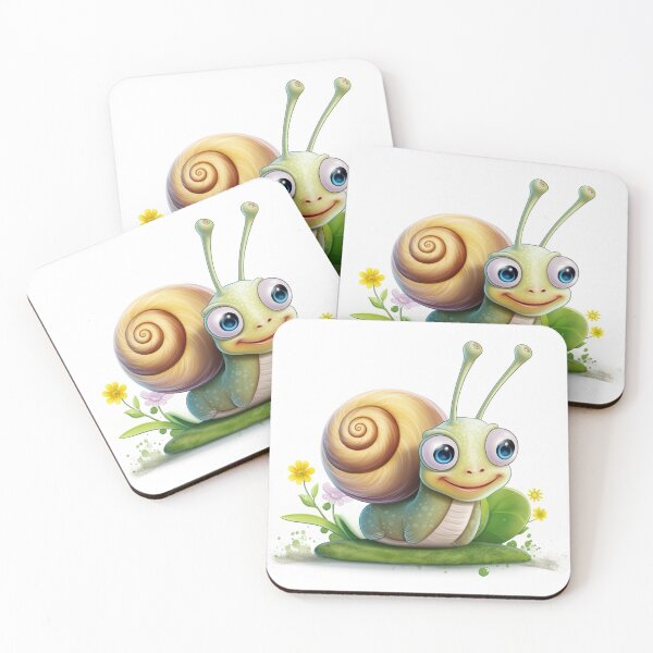 Item preview, Too Cute Little Snail - Slowness and Adorability designed and sold by Neuronexia.