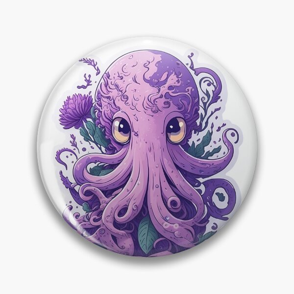 Item preview, Cute floral octopus designed and sold by Trendsecne.