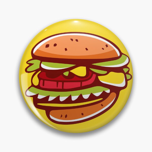 Item preview, Yellow food pattern french fries, drink and hamburgers in cartoon line style designed and sold by xiukab.