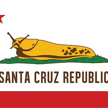 Santa Cruz Republic Flag Banana Slug