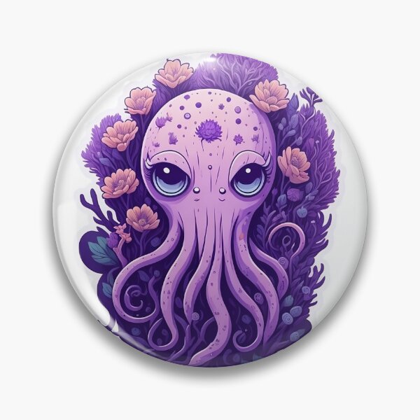 Item preview, Cute cool octopus floral designed and sold by Trendsecne.