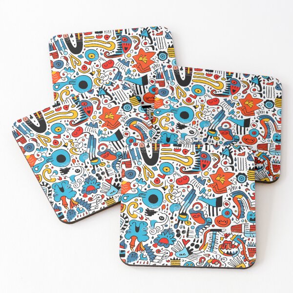 Item preview, An artistic graffiti work, with red, blue and other rich colors of the pattern composition designed and sold by AxelrodCN.